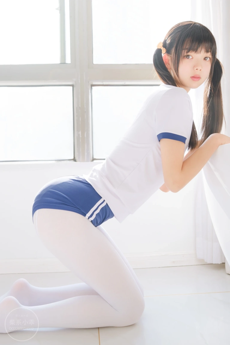 稚乖画册 晴空-08 夜夜《稚乖画册 体操服》主题写真：70张全套美图，含1个视频
