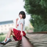 三度_69《JK红裙》主题写真：11张全套美图