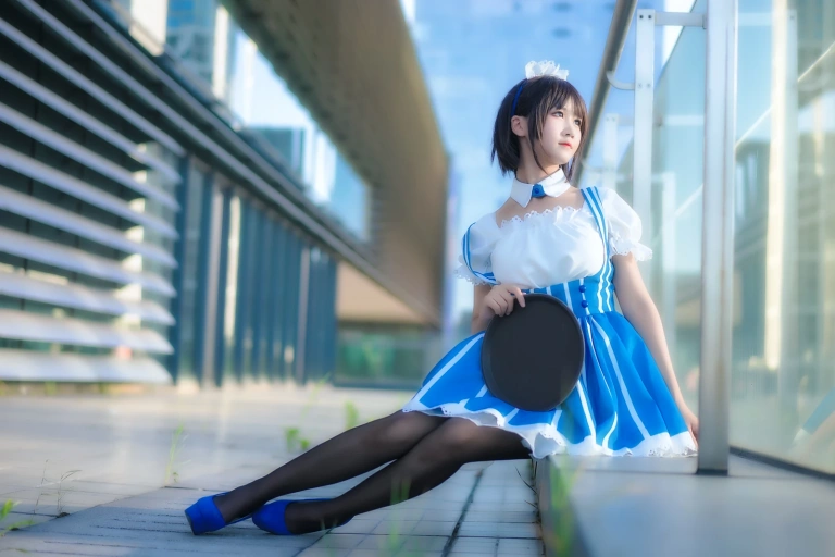 三度_69《路人女主的养成方法2》主题写真：27张全套美图