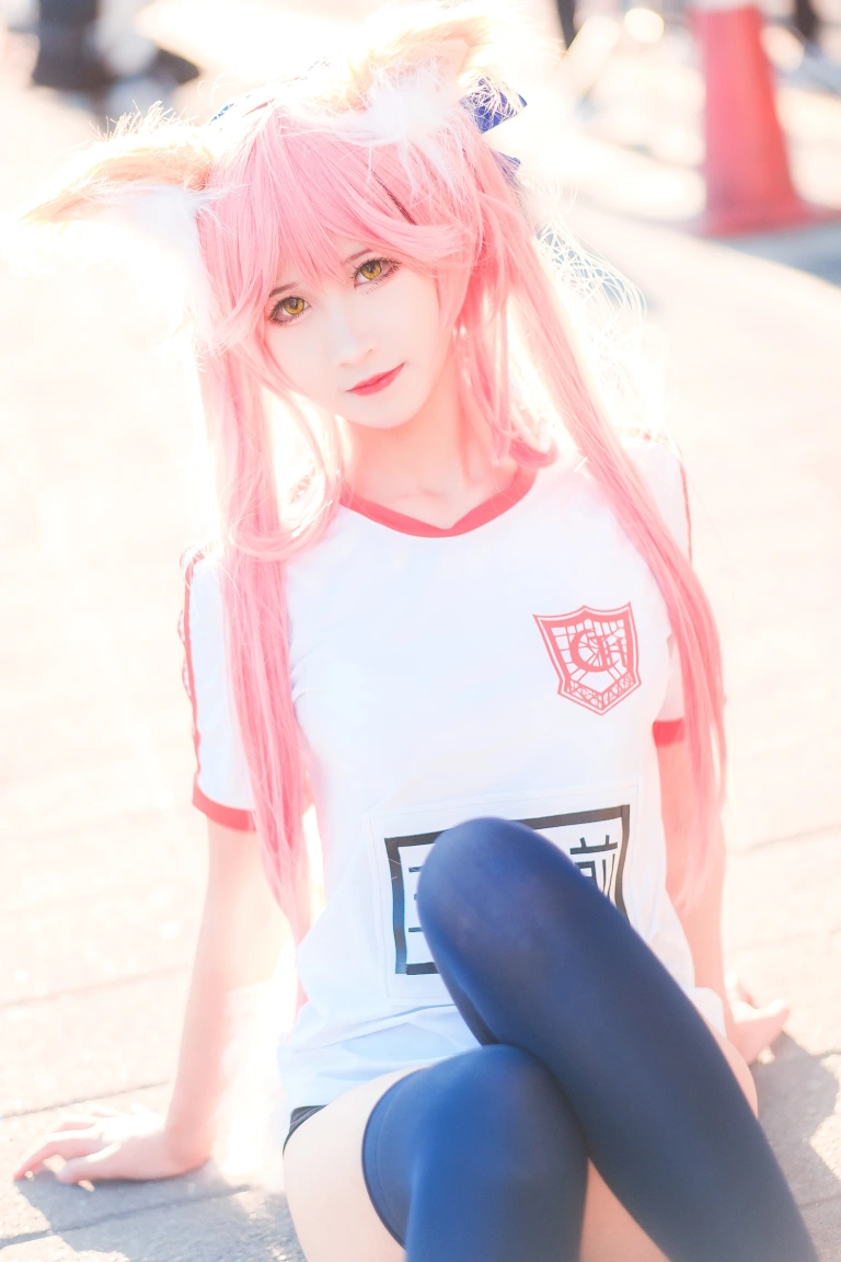 三度_69《玉藻前 运动装》主题写真：9张全套美图
