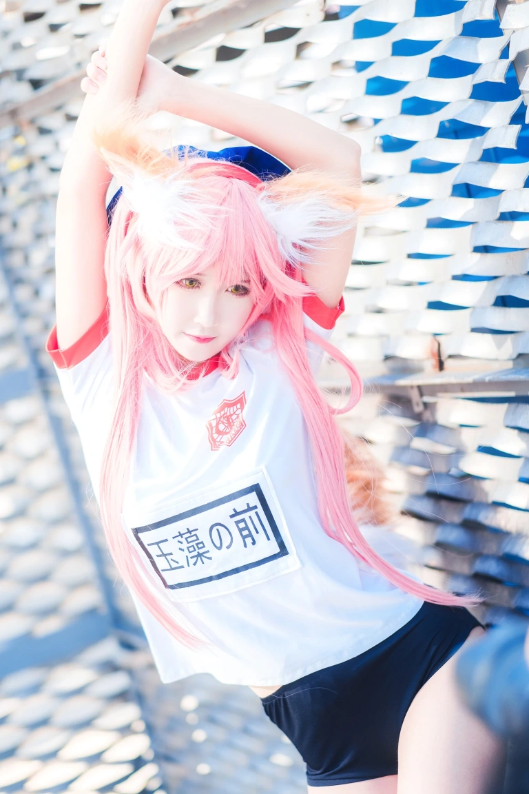 三度_69《玉藻前 运动装》主题写真：9张全套美图