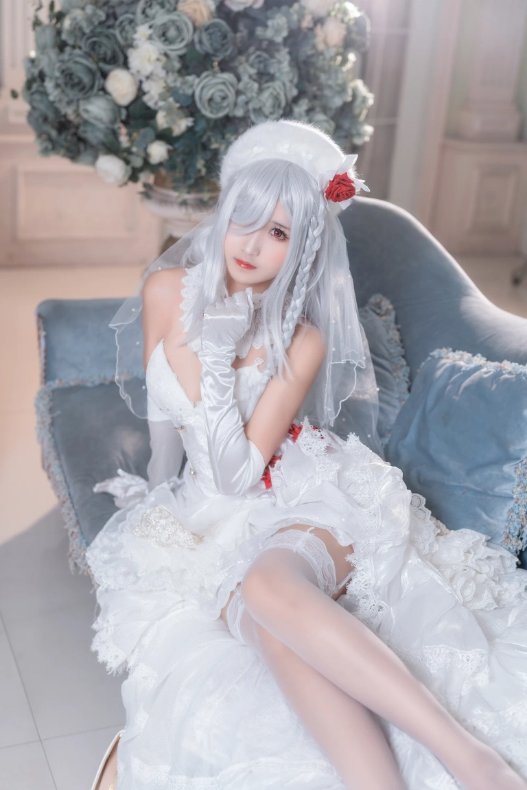 三度_69《G36c花嫁》主题写真：40张全套美图