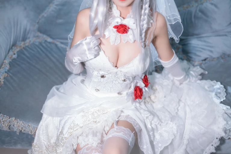 三度_69《G36c花嫁》主题写真：40张全套美图
