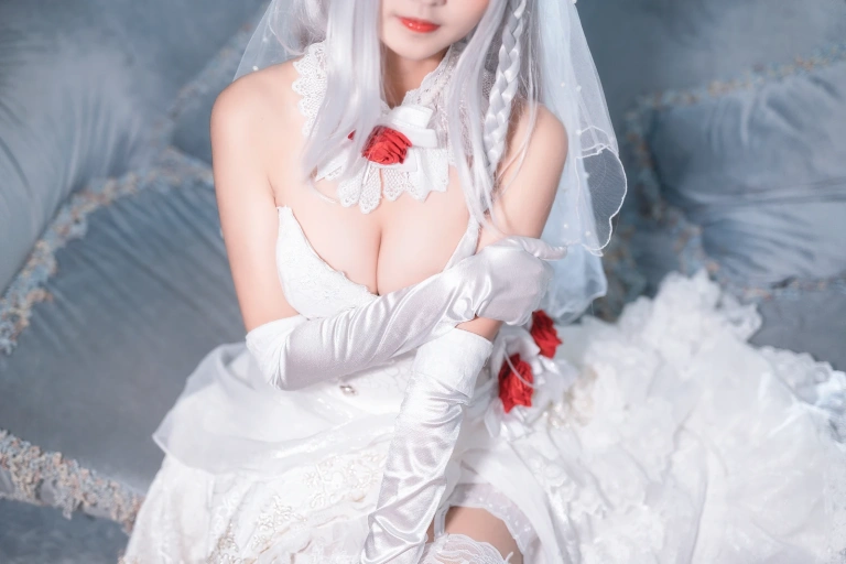 三度_69《G36c花嫁》主题写真：40张全套美图