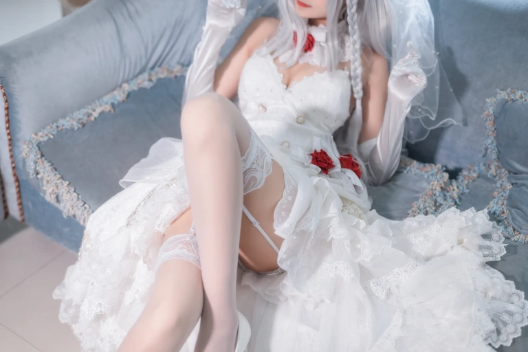 三度_69《G36c花嫁》主题写真：40张全套美图