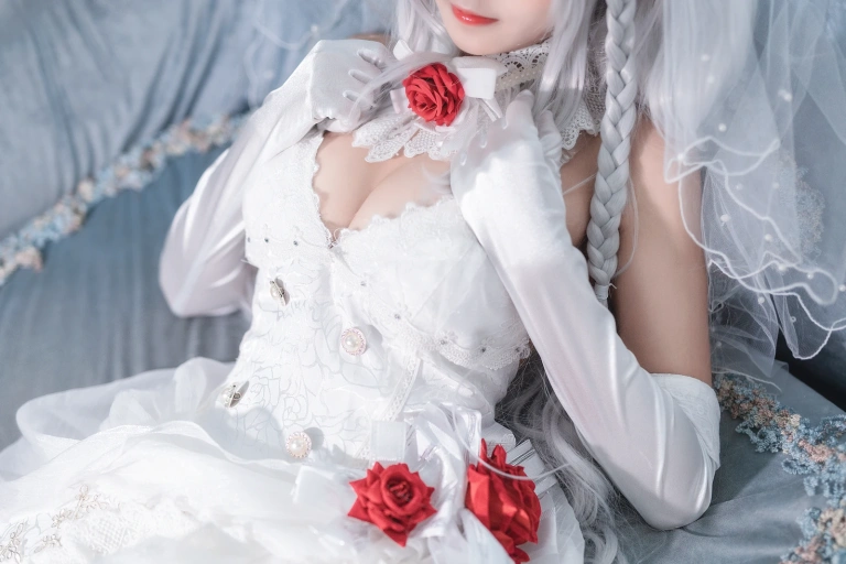 三度_69《G36c花嫁》主题写真：40张全套美图