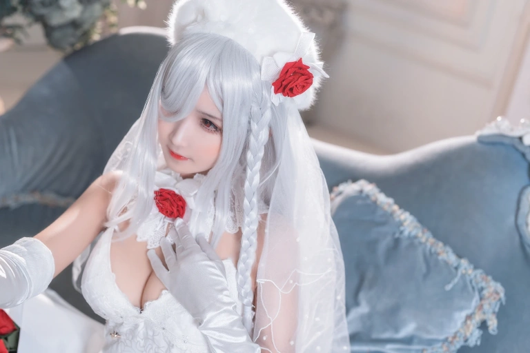三度_69《G36c花嫁》主题写真：40张全套美图