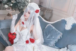 三度_69《G36c花嫁》主题写真：40张全套美图