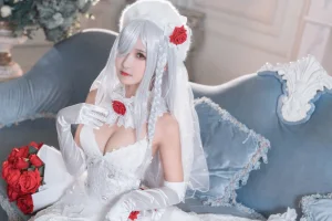 三度_69《G36c花嫁》主题写真：40张全套美图