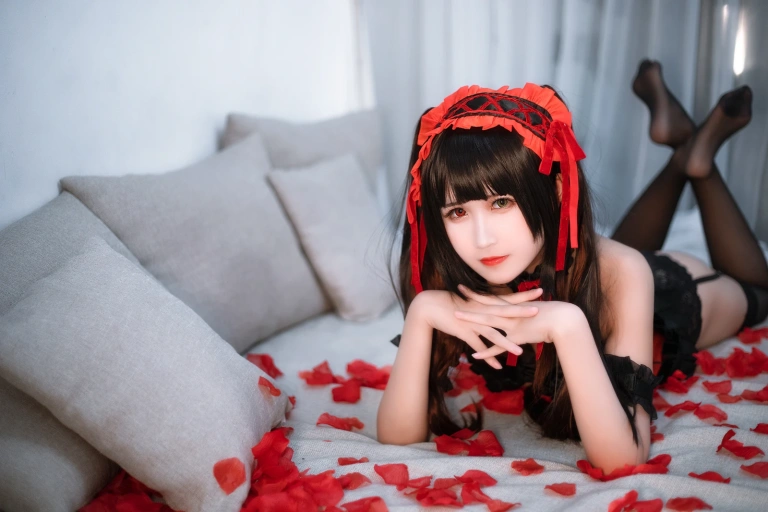 三度_69《狂三睡衣》主题写真：40张全套美图