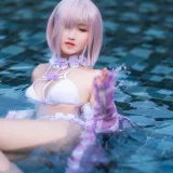 三度_69《玛修泳装》主题写真：41张全套美图