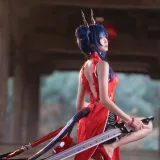 三度_69《明日方舟 陈》主题写真：12张全套美图