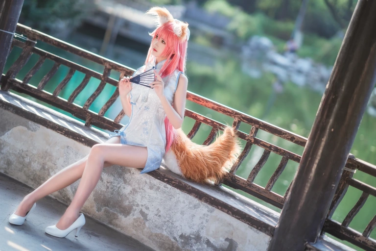 三度_69《旗袍玉藻前》主题写真：41张全套美图