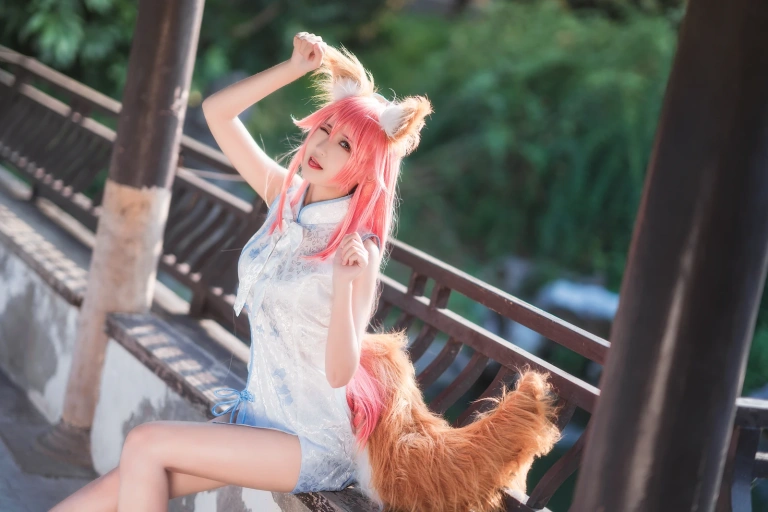 三度_69《旗袍玉藻前》主题写真：41张全套美图