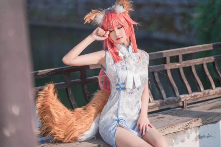 三度_69《旗袍玉藻前》主题写真：41张全套美图
