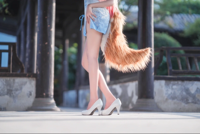 三度_69《旗袍玉藻前》主题写真：41张全套美图