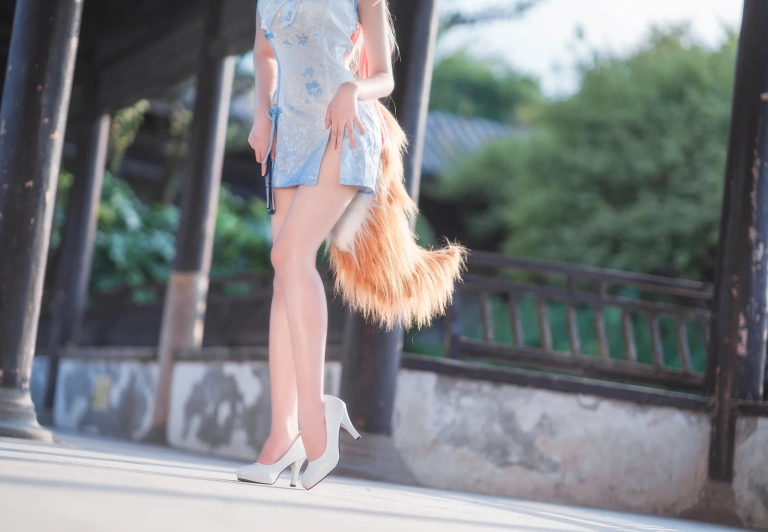三度_69《旗袍玉藻前》主题写真：41张全套美图