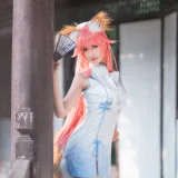 三度_69《旗袍玉藻前》主题写真：41张全套美图