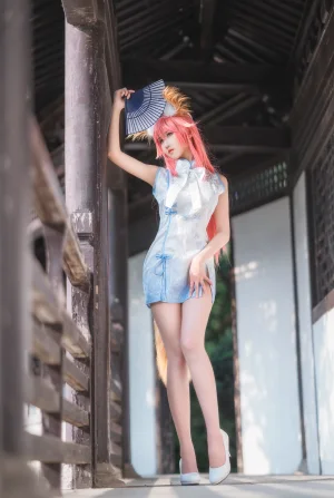 三度_69《旗袍玉藻前》主题写真：41张全套美图
