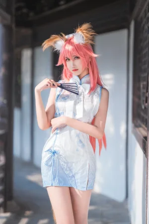 三度_69《旗袍玉藻前》主题写真：41张全套美图