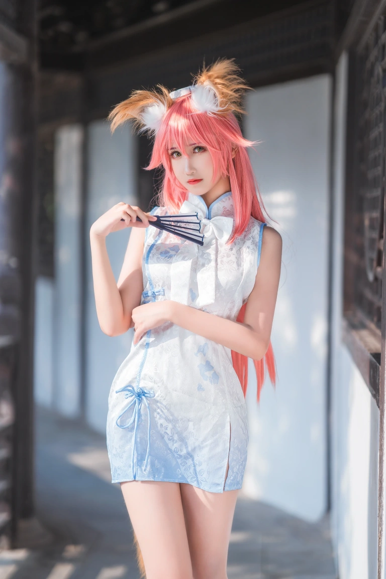 三度_69《旗袍玉藻前》主题写真：41张全套美图