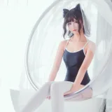 三度_69《兔玩映画 夏日泳装 白丝喵》主题写真：42张全套美图