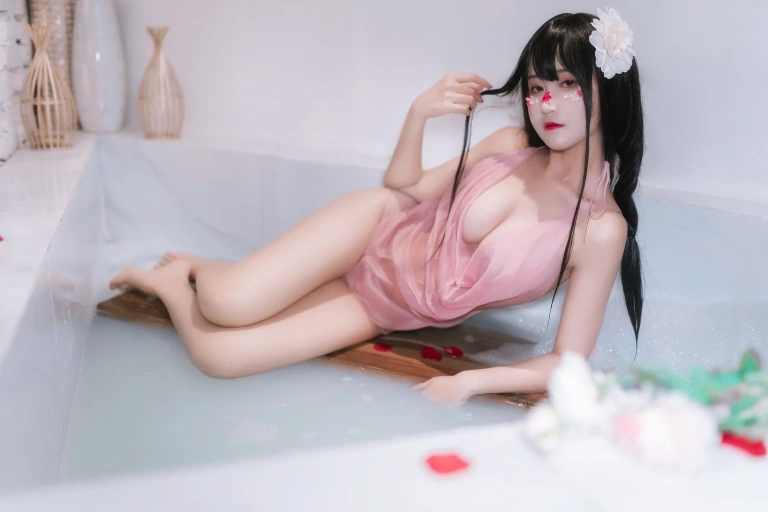 三度_69《花雾》主题写真：20张全套美图