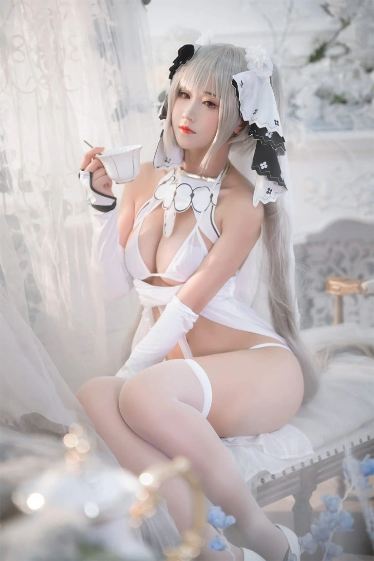 三度_69《可畏白纱》主题写真：55张全套美图