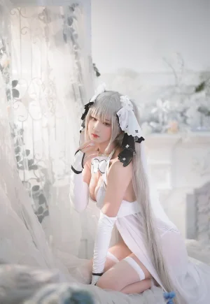 三度_69《可畏白纱》主题写真：55张全套美图