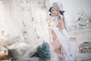 三度_69《可畏白纱》主题写真：55张全套美图