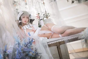 三度_69《可畏白纱》主题写真：55张全套美图