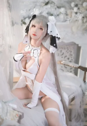 三度_69《可畏白纱》主题写真：55张全套美图