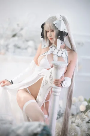 三度_69《可畏白纱》主题写真：55张全套美图