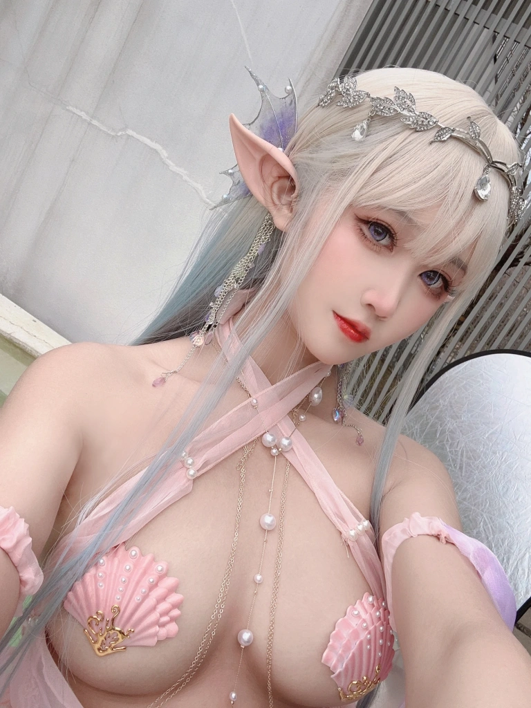 三度_69《温泉美人鱼X贝壳》主题写真：40张全套美图，含3个视频