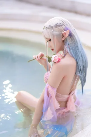 三度_69《温泉美人鱼X贝壳》主题写真：40张全套美图，含3个视频