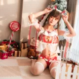 三度_69《圣诞小鹿》主题写真：22张全套美图，含2个视频