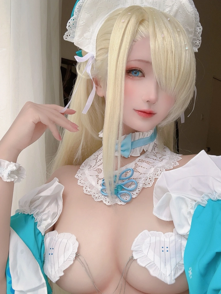 三度_69《蔚蓝档案 明日奈内衣女仆》主题写真：60张全套美图，含2个视频