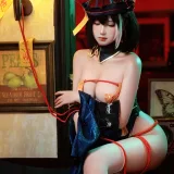 三度_69《碧蓝航线 华甲小僵尸》主题写真：80张全套美图，含1个视频