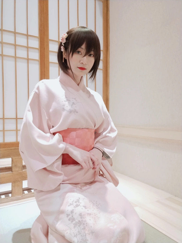 白银81《和服温泉》主题写真：40张全套美图