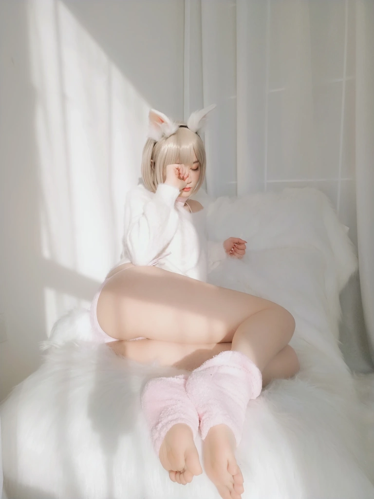 白银81《小白兔》主题写真：105张全套美图，含2个视频