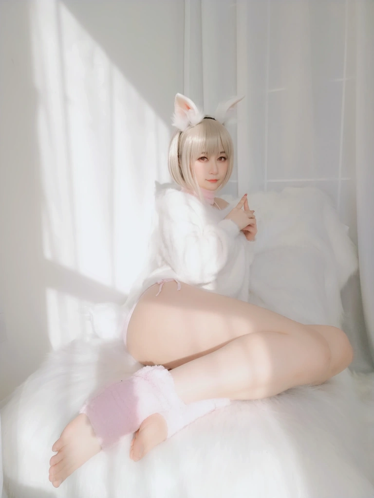 白银81《小白兔》主题写真：105张全套美图，含2个视频