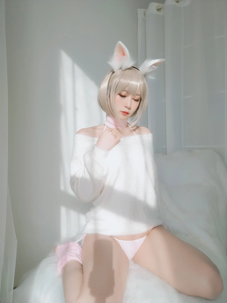 白银81《小白兔》主题写真：105张全套美图，含2个视频
