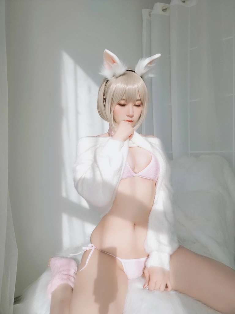 白银81《小白兔》主题写真：105张全套美图，含2个视频