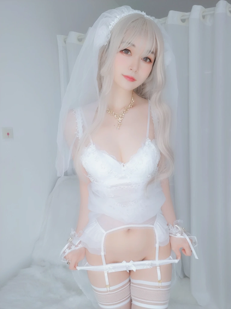 白银81《纯白花嫁》主题写真：161张全套美图，含6个视频