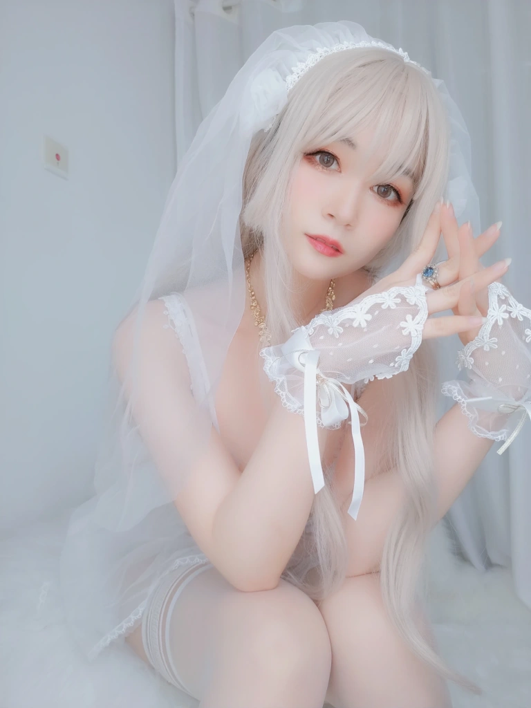 白银81《纯白花嫁》主题写真：161张全套美图，含6个视频