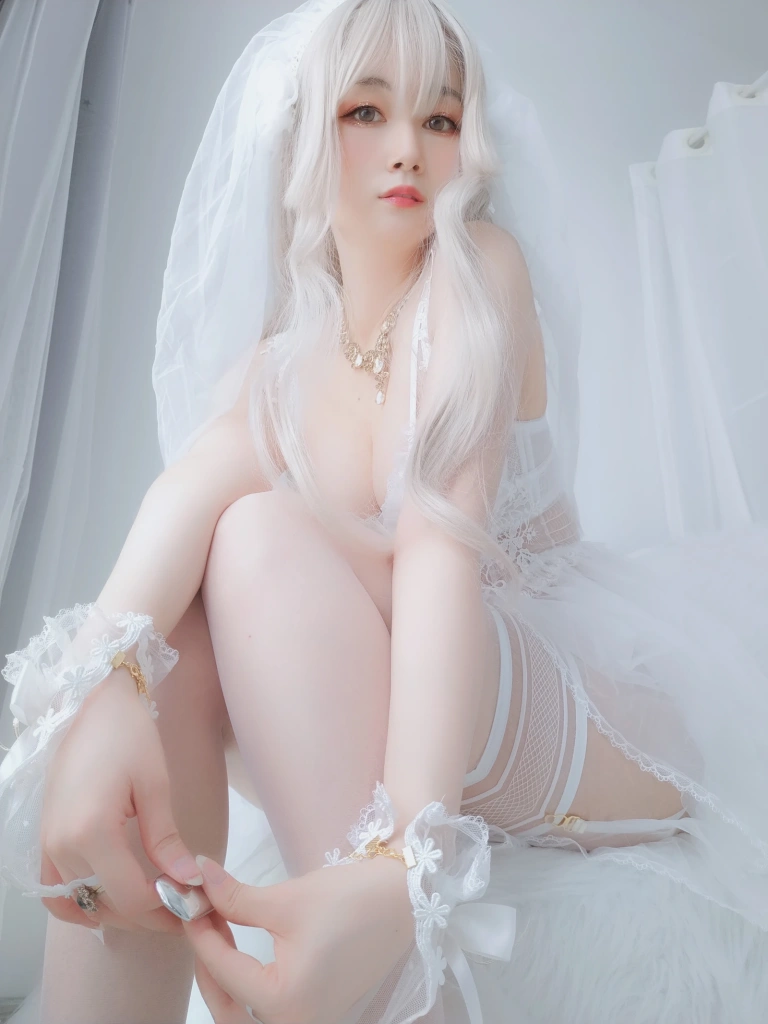 白银81《纯白花嫁》主题写真：161张全套美图，含6个视频