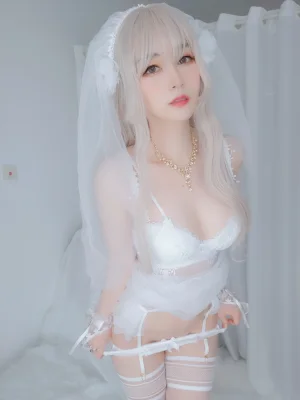 白银81《纯白花嫁》主题写真：161张全套美图，含6个视频