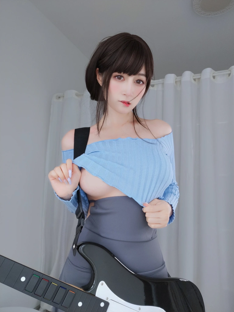 白银81《自撮りVol.59 吉他妹妹》主题写真：165张全套美图