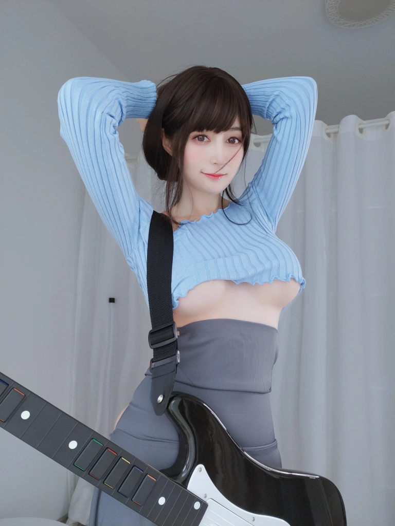 白银81《自撮りVol.59 吉他妹妹》主题写真：165张全套美图