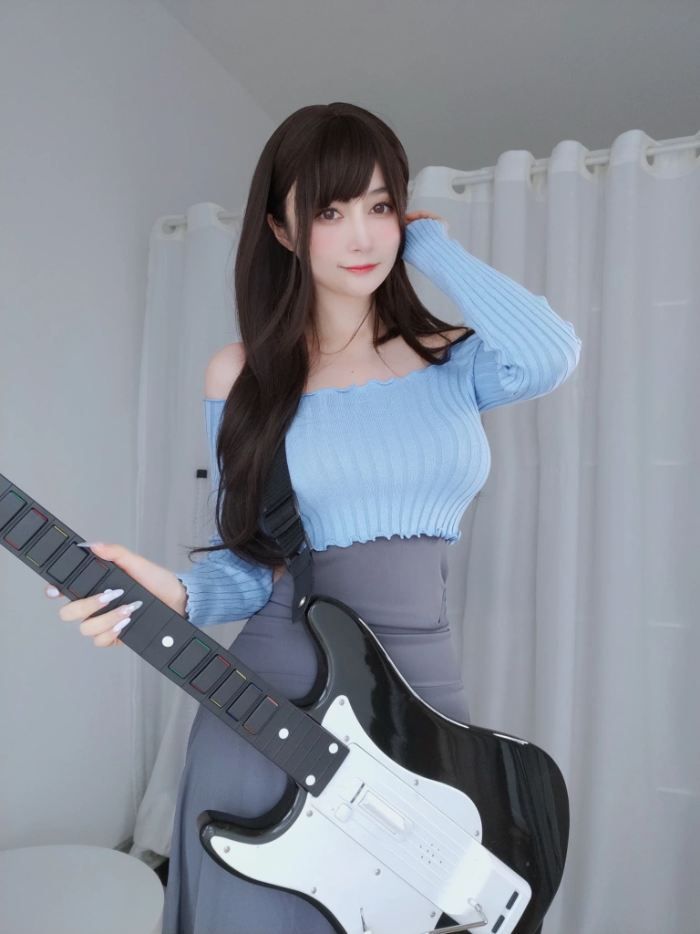 白银81《自撮りVol.59 吉他妹妹》主题写真：165张全套美图